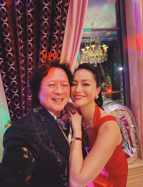 Nữ diễn viên được chồng ủng hộ hoạt động nghệ thuật. Ảnh: FB Hải Yến.