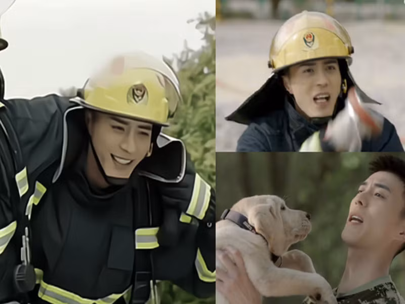 Sau bê bối tình cảm vào tháng 8/2022 của Từ Khai Sính (ảnh trái), đoàn phim Chiếu sáng cho em sử dụng AI để thay thế gương mặt nhân vật của Từ Khai Sính bằng gương mặt của diễn viên Vương Tử Duệ. Ảnh: Sina.