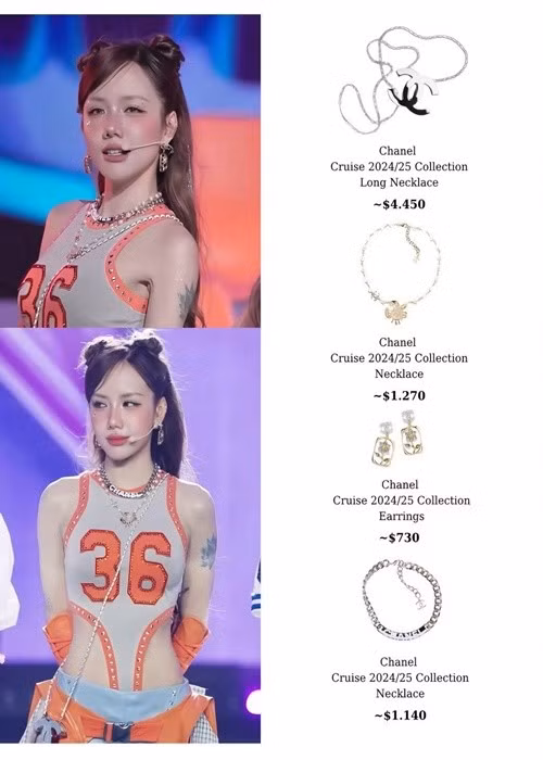 Trang phục, phụ kiện hàng hiệu giúp tôn lên vẻ sang trọng của Phương Ly. Ảnh: Tiền Phong.