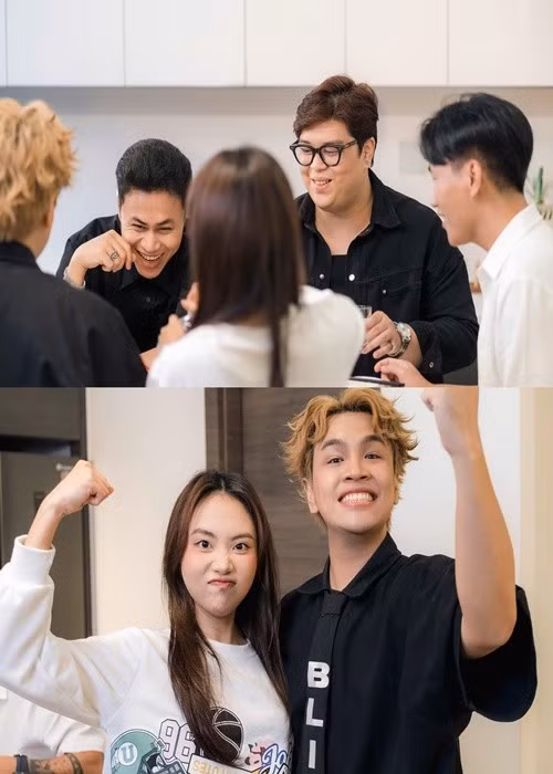 Nhóm DTAP và Phan Anh cũng là hậu phương vững chắc của Phương Mỹ Chi ở Sing! Asia 2025. Ảnh: FB DTAP.