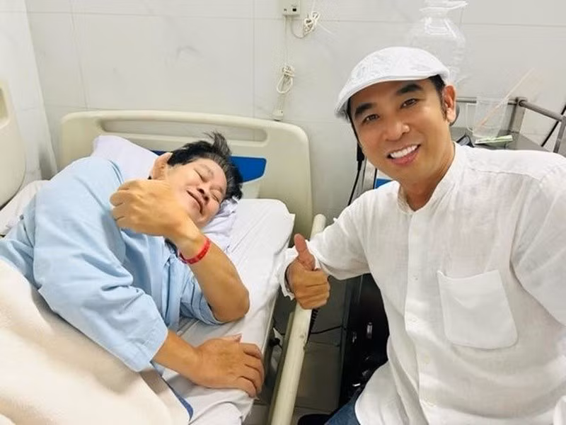 Nhiều năm qua, Phước Sang bị cao huyết áp. Tháng 3/2024, anh bị đột quỵ lần 3. Ảnh: Người Đưa Tin.