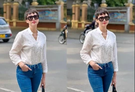 Ngắm nhan sắc “cực phẩm” của “mẹ vợ tương lai” Đoàn Văn Hậu