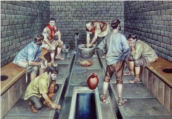 Những chi tiết thú vị về chuyện đi vệ sinh thời La Mã cổ đại