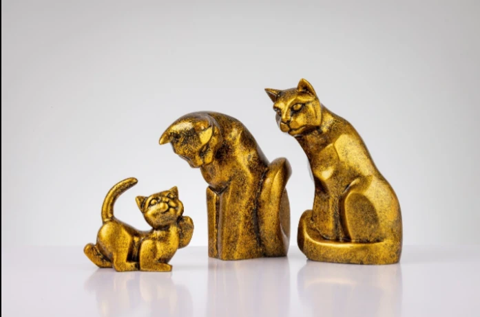 Cận cảnh sản phẩm linh vật mèo hút khách trước thềm Quý Mão 2023