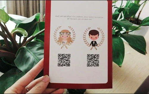 Đám cưới 4.0, khách đến mừng chỉ cần... quét mã QR