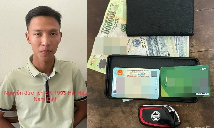 Thanh niên trộm túi xách, chôm luôn cả ô tô của người dân tắm biển