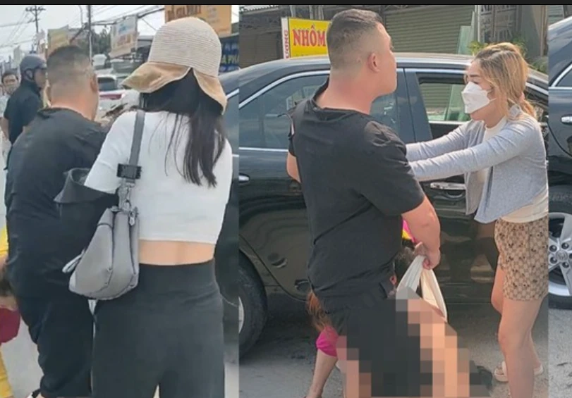 Nhóm người nghi đánh ghen lột đồ, cắt tóc một cô gái giữa đường