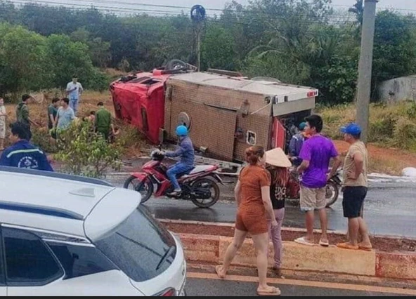 Xót xa 2 chiến sĩ Cảnh sát PCCC hy sinh trên đường làm nhiệm vụ