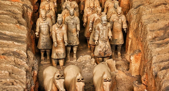 Phát hiện mới về cách tạo ra đội quân đất nung của Tần Thủy Hoàng