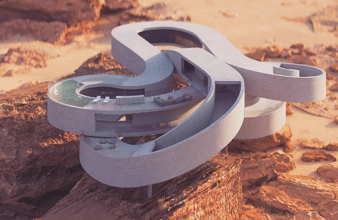 Video: Độc đáo những ngôi nhà bê tông “siêu thực”