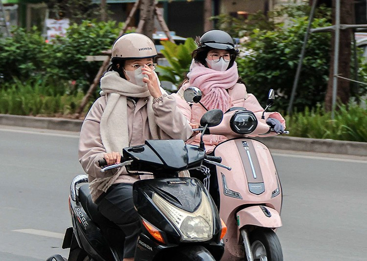 Hiện không khí lạnh đã bao phủ hoàn toàn Đông Bắc Bộ, Bắc Bộ.