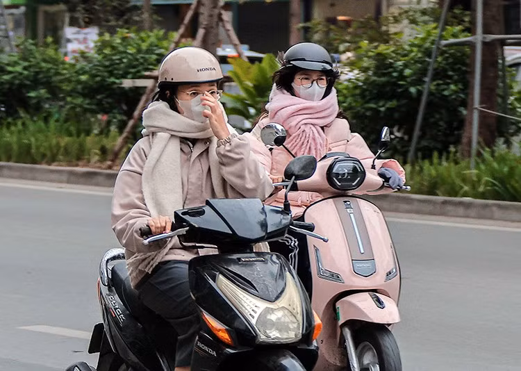 Hiện không khí lạnh đã bao phủ hoàn toàn Đông Bắc Bộ, Bắc Bộ.