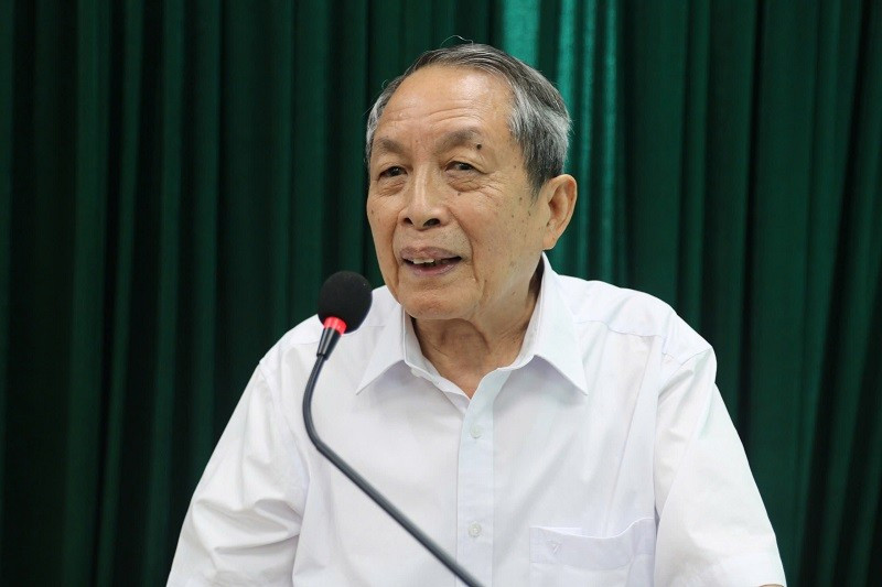 GS.TSKH. Trần Đình Long, Chủ tịch Hội giống cây trồng Việt Nam. Ảnh: Mai Loan. tran-dinh-long-gs.jpg