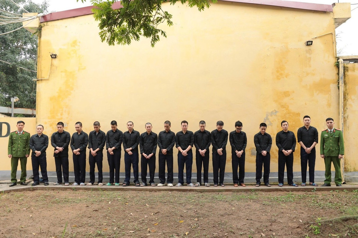 Một số các bị can trong vụ án