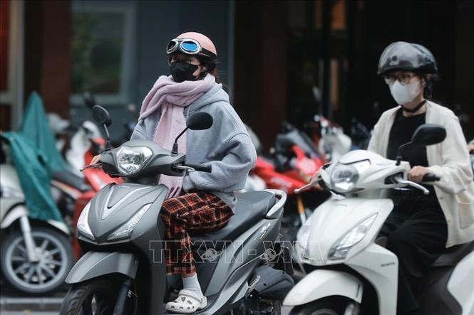 Khu vực Bắc Bộ, Thanh Hóa và Nghệ An có mưa vài nơi, trời rét, có nơi rét đậm. Ảnh: Minh Quyết/TTXVN