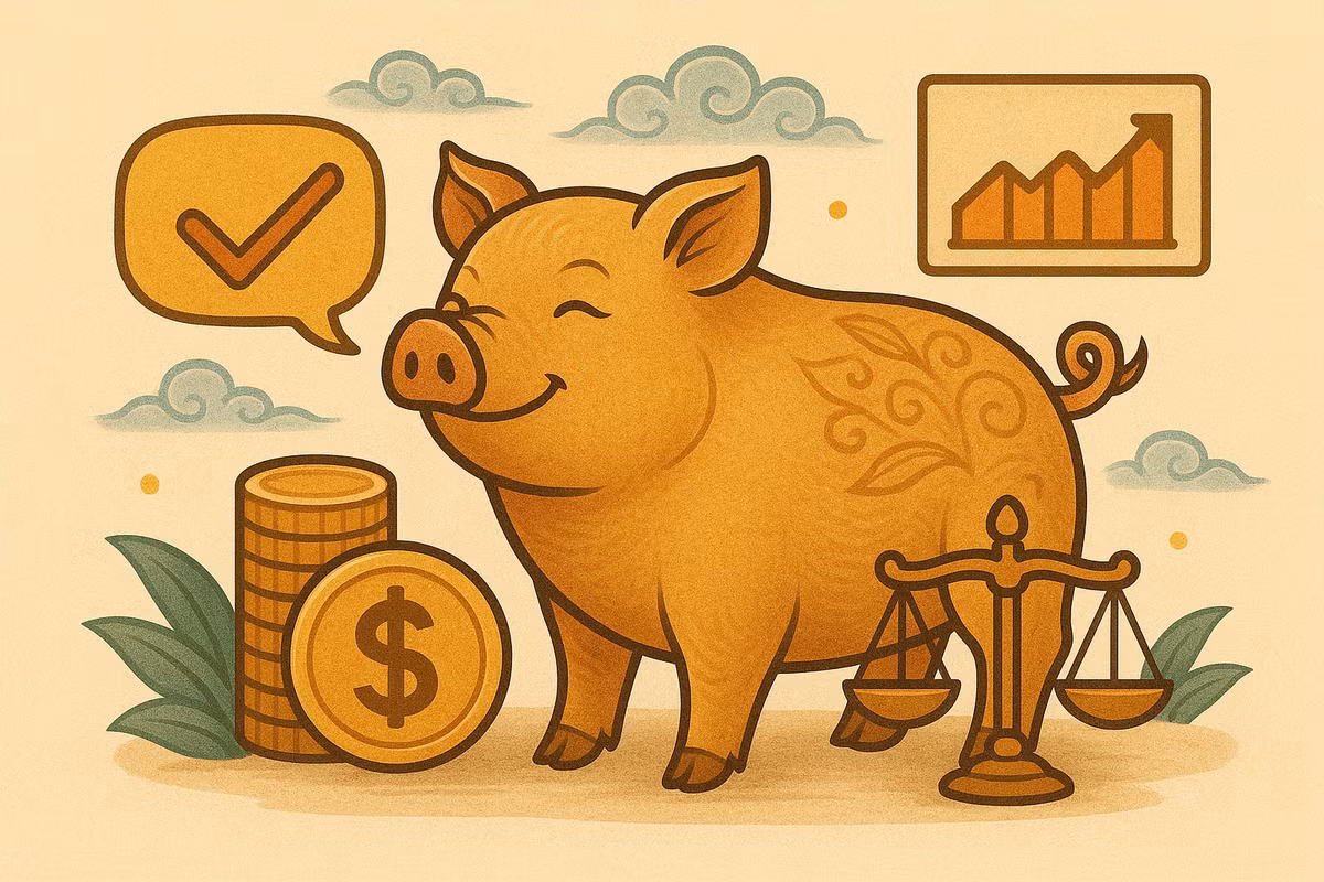 Tuổi Hợi – Đừng giữ im lặng nếu bạn cần tiền: Hãy nói ra để nhận lại. Cuối tháng 6, tuổi Hợi được “trợ lực” từ khả năng giao tiếp. Nếu bạn đang kẹt tiền mà không dám lên tiếng, thì đây chính là thời điểm nên chủ động mở lời.