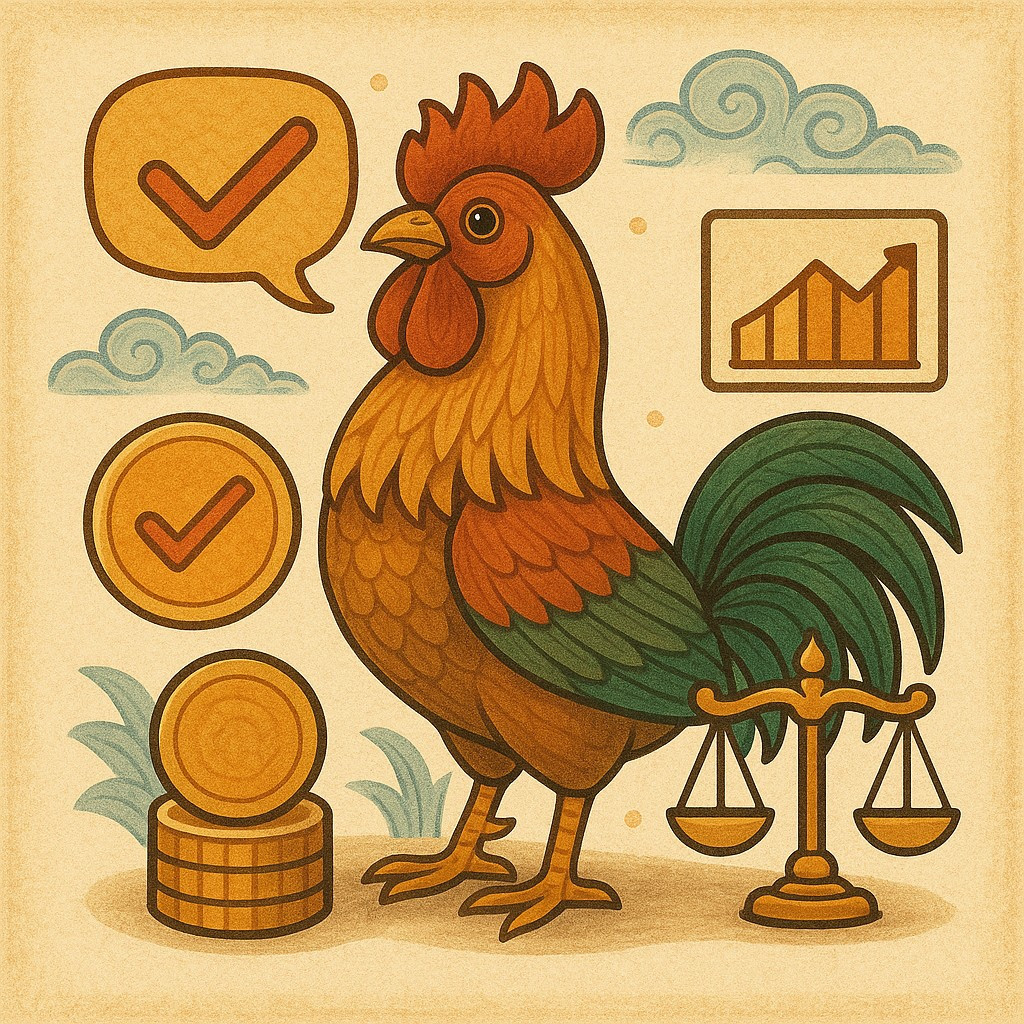 Tuổi Dậu – Một khoản thu bất ngờ có thể giải cứu tình hình: Tuổi Dậu thường giỏi chịu đựng, nhưng cuối tháng 6 là lúc bạn nên chủ động “mở khóa” dòng tiền thay vì chờ đợi thụ động.