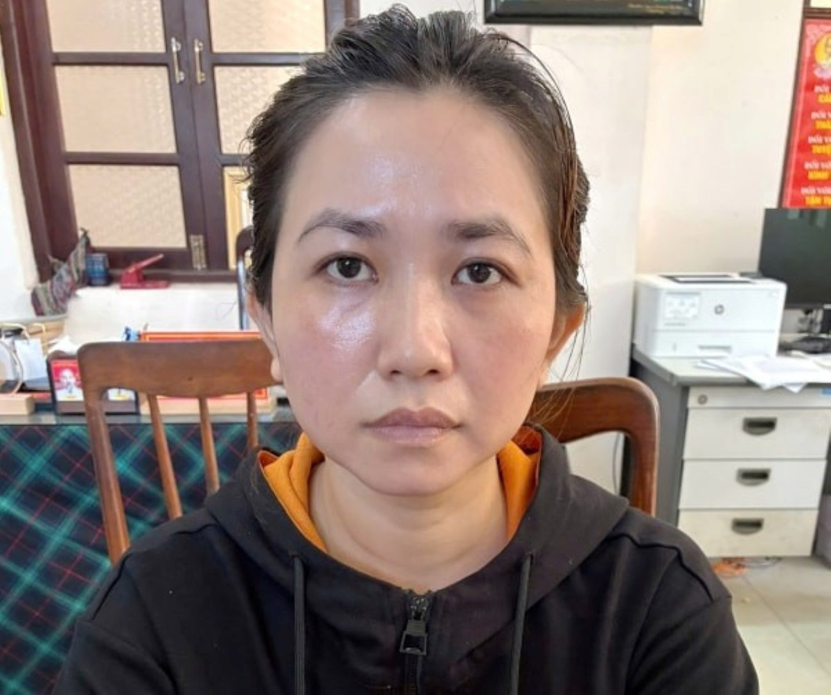 Đối tượng Hồ Thị Cẩm Thi. Ảnh Công an cung cấp.