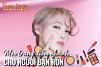  [INFOGRAPHIC] Mẹo trang điểm nhanh cho người bận rộn