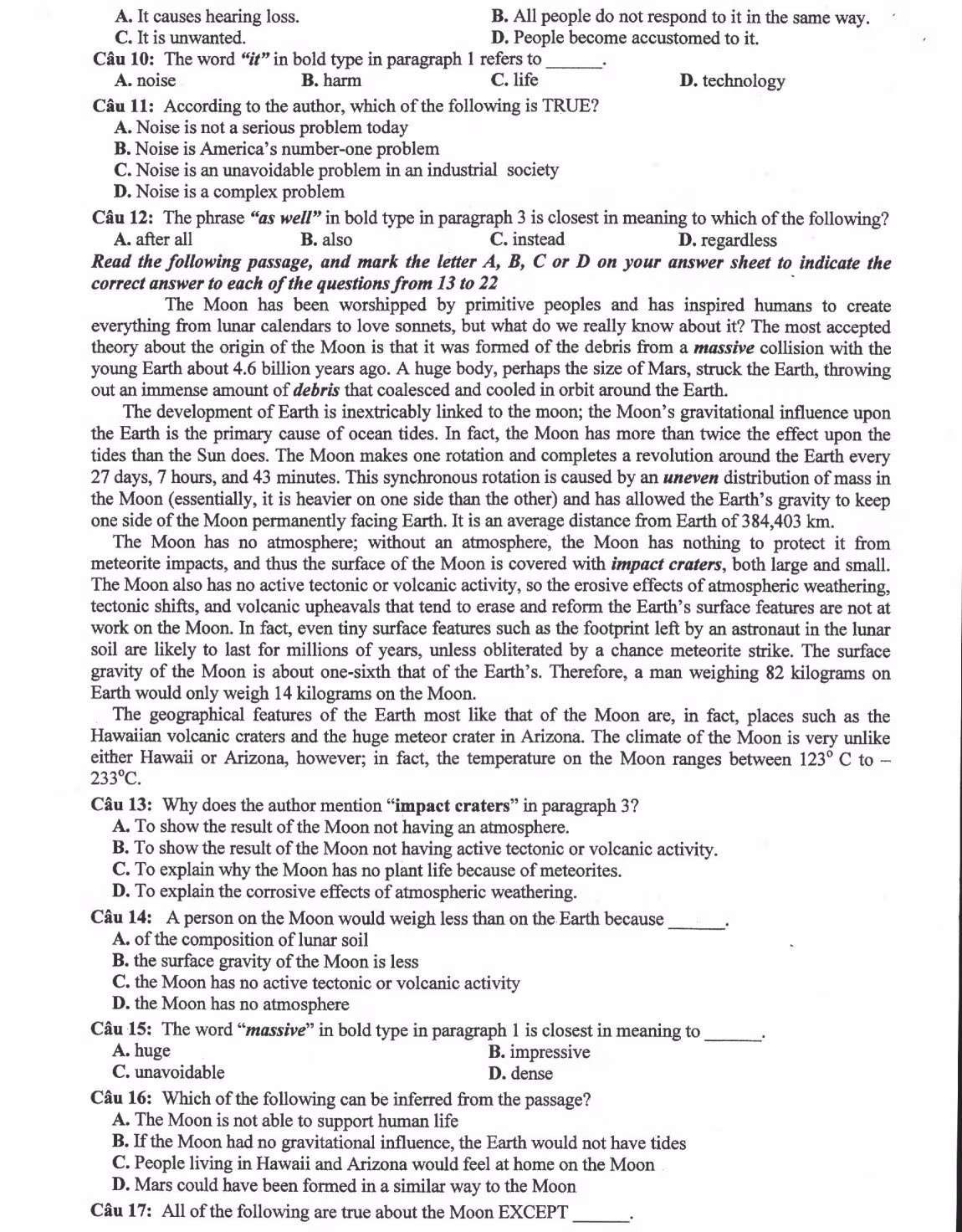 De thi thu THPT quoc gia 2015 mon Tieng anh tinh Bac Ninh va dap an-Hinh-2