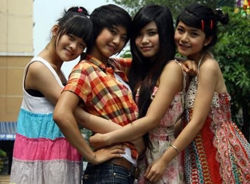 Ngày mới bước vào làng giải trí, Thùy Anh có vẻ ngoài xinh xắn.