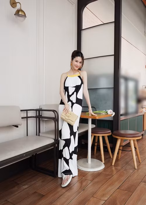 Chia sẻ về kế hoạch sinh con, Diễm My từng cho biết, nếu sau này tổ ấm có thêm thành viên, ít nhất phải là 2 đứa, chứ không phải 1. Ảnh: FB Diễm My.