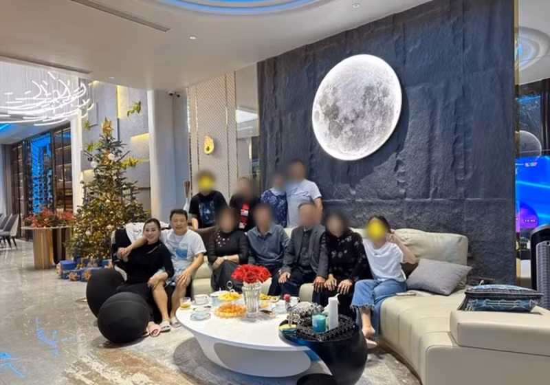 Sau khi kết hôn với Shark Bình, Phương Oanh về sống trong căn biệt thự liền kề sang trọng ở Hà Nội. Ảnh: FB Shark Bình.