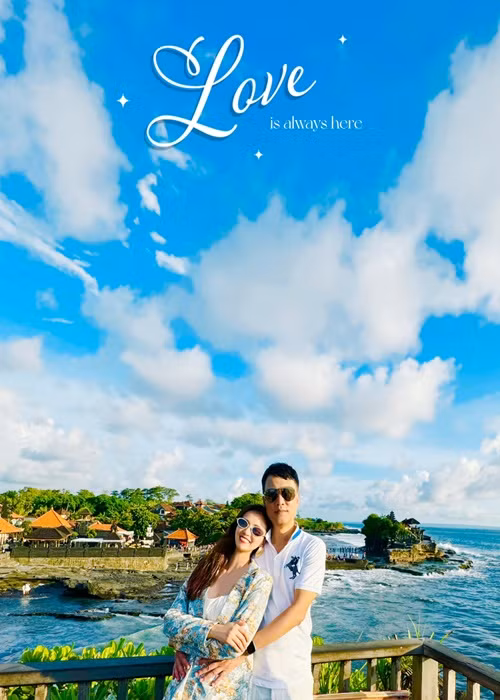 Nữ diễn viên luôn yêu thương và biết ơn chồng. Ảnh: FB Lã Thanh Huyền.