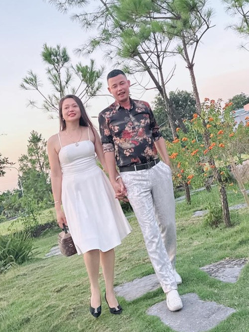 Hiệp Gà và Thu Hà được nhiều người nhận xét có tướng phu thê. Ảnh: FB Thu Hà.