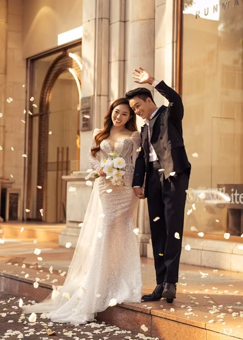 TiTi và Tuyết Nhung bí mật hẹn hò. Tháng 4/2024, cả hai tổ chức đám cưới. Ảnh: FB TiTi.