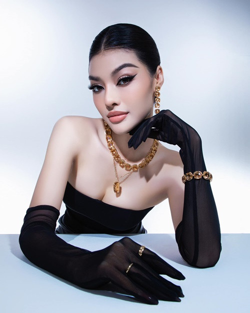 Nàng hậu gốc Quảng Nam ngày càng sắc sảo, quyến rũ. Ảnh: FB Kiều Loan.