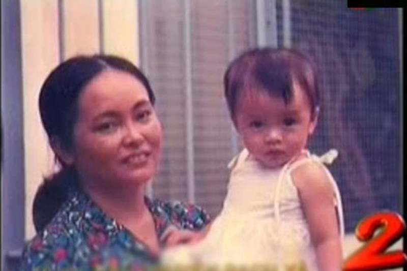 Hà Tăng ngày còn bé rất đáng yêu. Ảnh: Khám Phá.