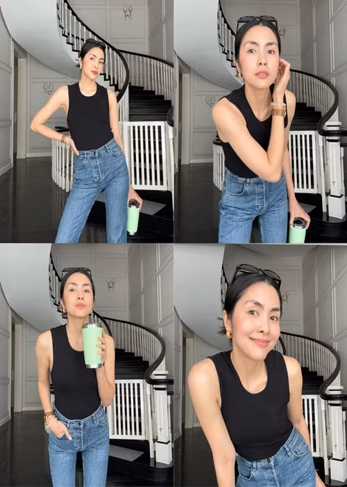 Sau khi lấy chồng, Hà Tăng rút khỏi showbiz. Hiện tại, ở tuổi 38, có 3 con, nữ diễn viên vẫn trẻ trung. Ảnh: Instagram Tăng Thanh Hà.