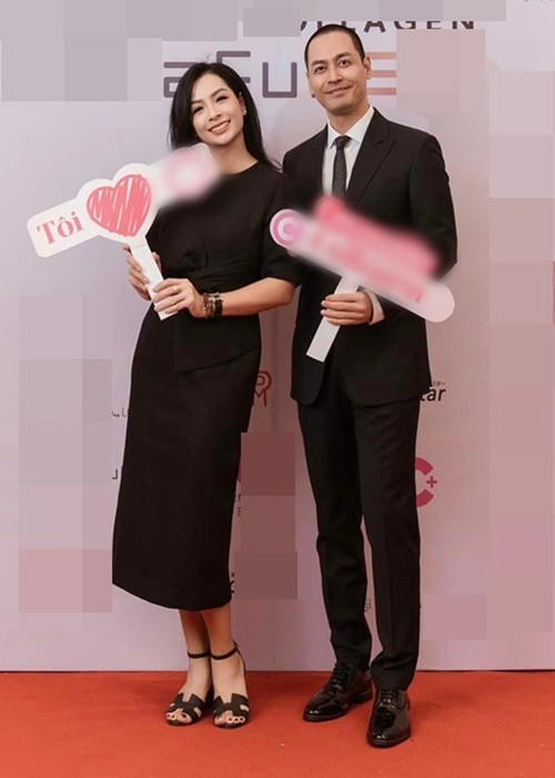 Anh hội ngộ siêu mẫu Thúy Hằng tại một sự kiện tháng 1/2024.