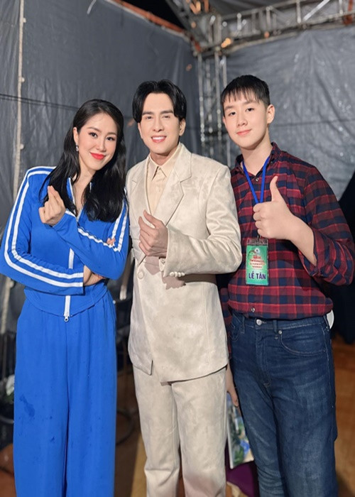 Bé Cà Pháo - con trai Lê Phương rất mong chờ cuộc gặp với ca sĩ Đan Trường.