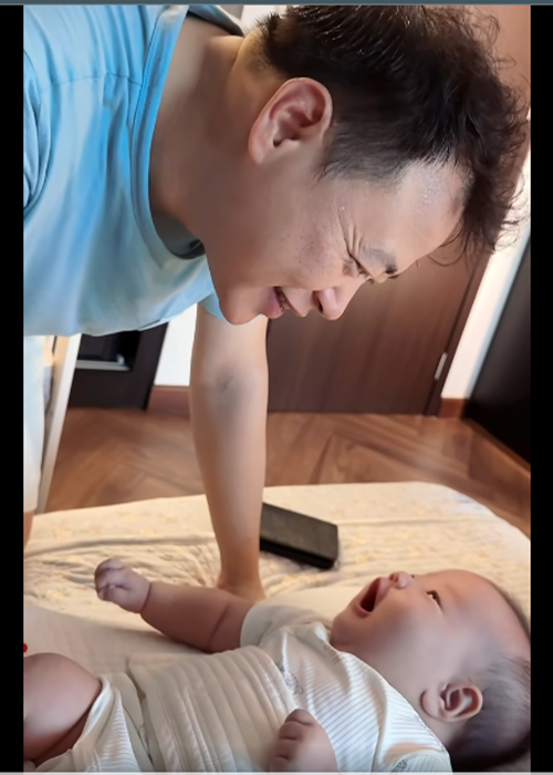 Jenny và Jimmy được xem là bản sao nhí của Shark Bình. Ảnh: FB Phương Oanh.