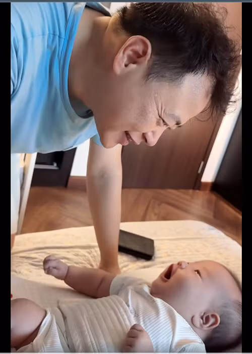 Jenny và Jimmy được xem là bản sao nhí của Shark Bình. Ảnh: FB Phương Oanh.