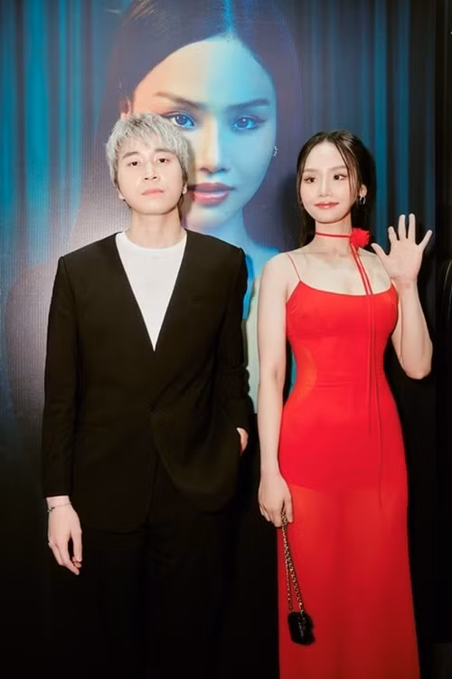 Từng rộ tin đồn Miu Lê và Karik hẹn hò. Phía Karik cho biết, cả hai có thể làm bạn chứ không thể làm người yêu. Ảnh: VOV.