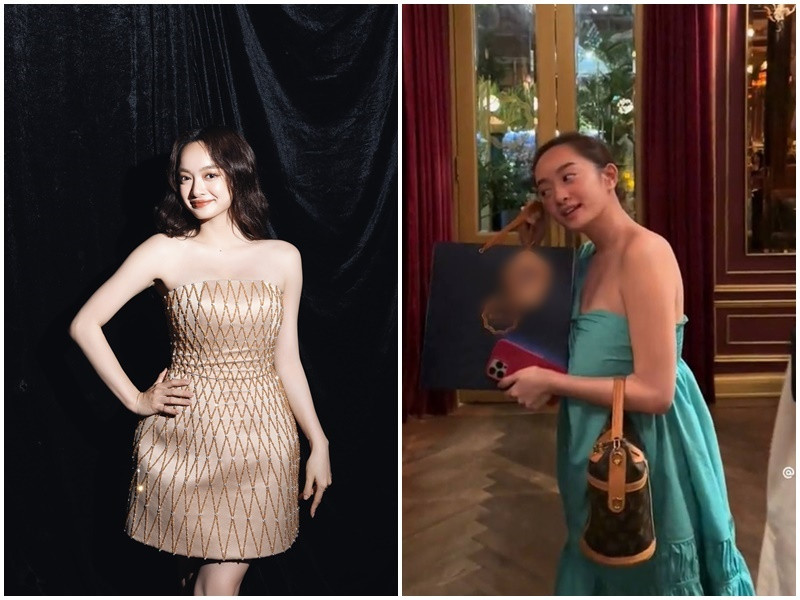 Mới đây, một clip ghi lại hình ảnh Kaity Nguyễn mặc chiếc váy rộng, giấu vòng hai thu hút sự quan tâm của cư dân mạng. Ảnh: Phụ Nữ Số, FB Kaity Nguyễn.