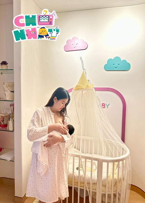 Kha Ly sinh con đầu lòng sau 8 năm kết hôn với Thanh Duy. Ảnh: FB Kha Ly.