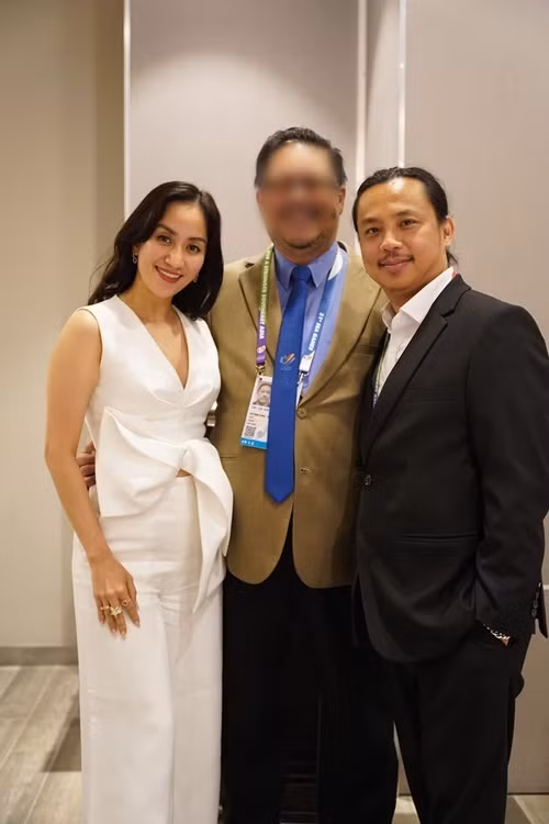 Chí Anh và Khánh Thi vẫn thân thiết sau khi chia tay. Ảnh: FB Chí Anh.