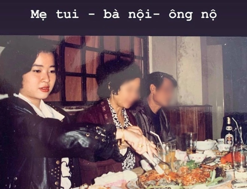 Ngày trẻ, mẹ Huyền My có dung nhan xinh đẹp không kém hoa hậu.