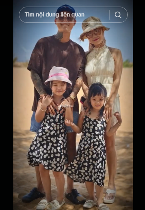 Đạt G khoe các con rất thuộc lời các bài hát của anh. Ảnh: TikTok Bảo Ngọc.