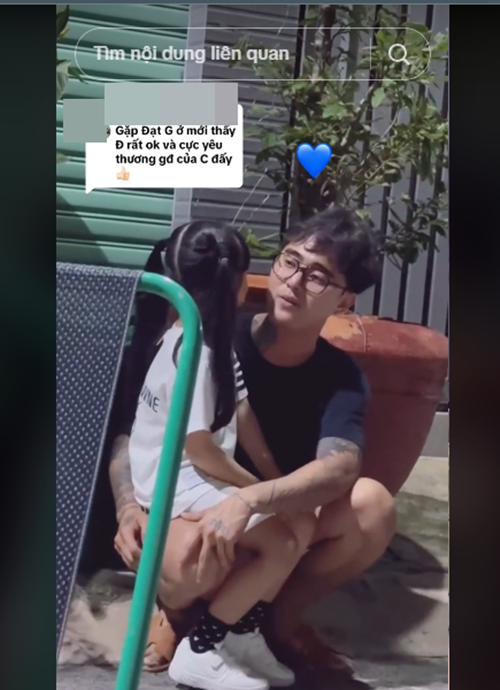 Bảo Ngọc đăng tải clip bạn trai dỗ dành con gái của cô. Ảnh: TikTok Bảo Ngọc.