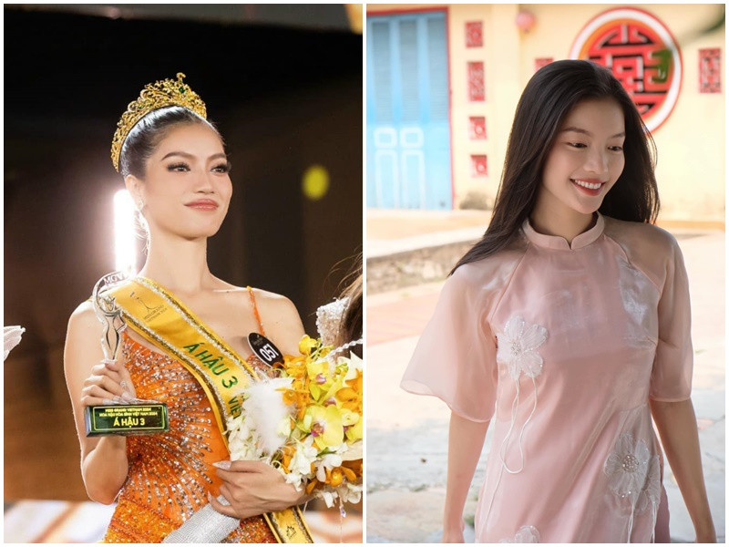 Trong khoảnh khắc ở đời thường lẫn khi tham gia cuộc thi, Á hậu 3 Miss Grand Vietnam 2024 Lâm Thị Bích Tuyền đều cuốn hút người đối diện. Ảnh: FB Bích Tuyền, Fanpage Miss Grand Vietnam.