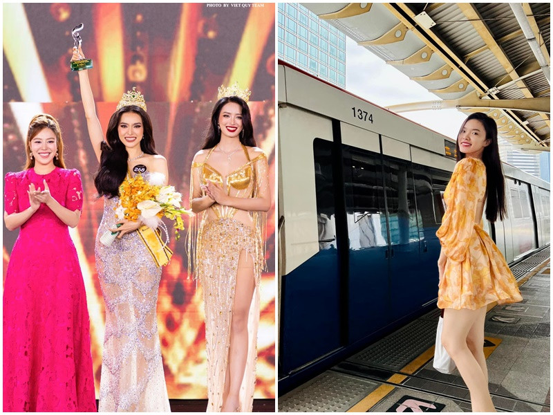 Nhan sắc đời thường của Lê Phan Hạnh Nguyên được khen “không phải dạng vừa”. Ảnh: FB Hạnh Nguyên, Fanpage Miss Grand Vietnam.