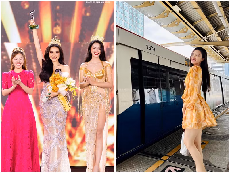 Nhan sắc đời thường của Lê Phan Hạnh Nguyên được khen “không phải dạng vừa”. Ảnh: FB Hạnh Nguyên, Fanpage Miss Grand Vietnam.