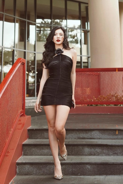 Bùi Lý Thiên Hương tham gia nhiều cuộc thi nhan sắc trước Miss Grand Vietnam 2024.