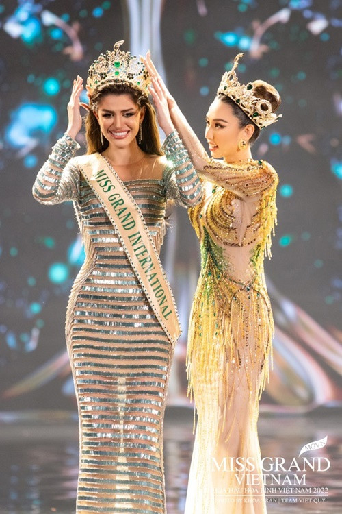 Thùy Tiên hết nhiệm kỳ Miss Grand International - Hoa hậu Hòa bình Quốc tế vào tháng 10/2022. Ảnh: Miss Grand Vietnam.