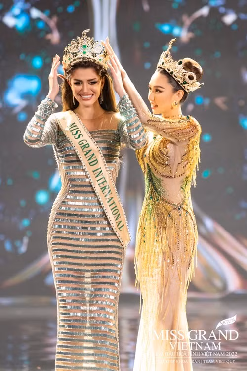 Thùy Tiên hết nhiệm kỳ Miss Grand International - Hoa hậu Hòa bình Quốc tế vào tháng 10/2022. Ảnh: Miss Grand Vietnam.